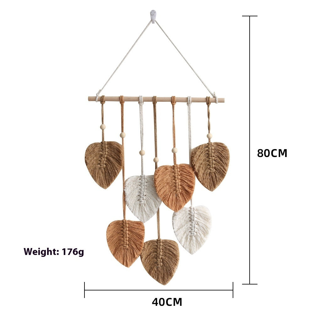 NatureKnit: Woven Leaves Macrame