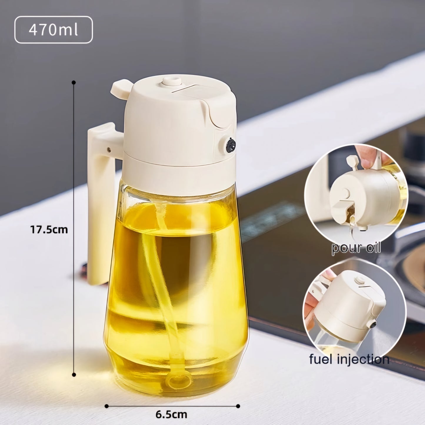 VersaPour Pro: 2 In 1 Oil Dispenser