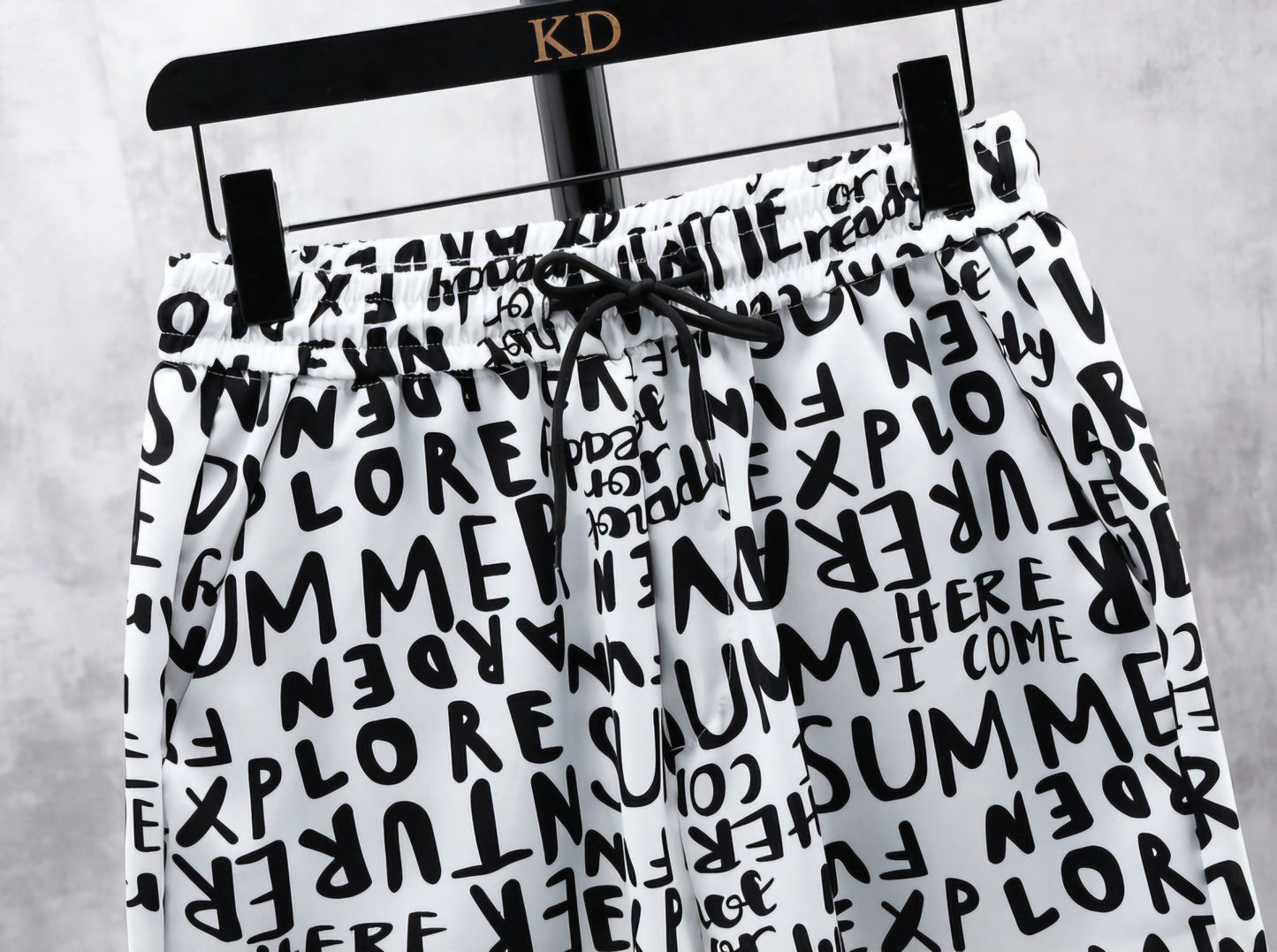 SwiftFit Set: Quick Dry Letter Print Shirt Short Set