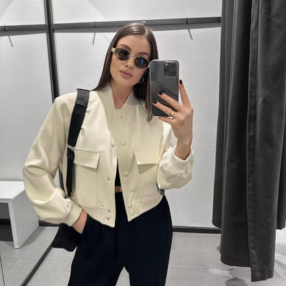 ChicCanvas: Women's Bomber Jacket