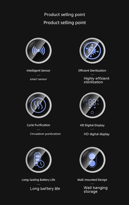 PureClean Pro: Electric Toothbrush Sterilizer