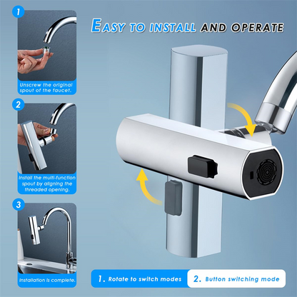 EliteFlow: 3-in-1 Kitchen Faucet