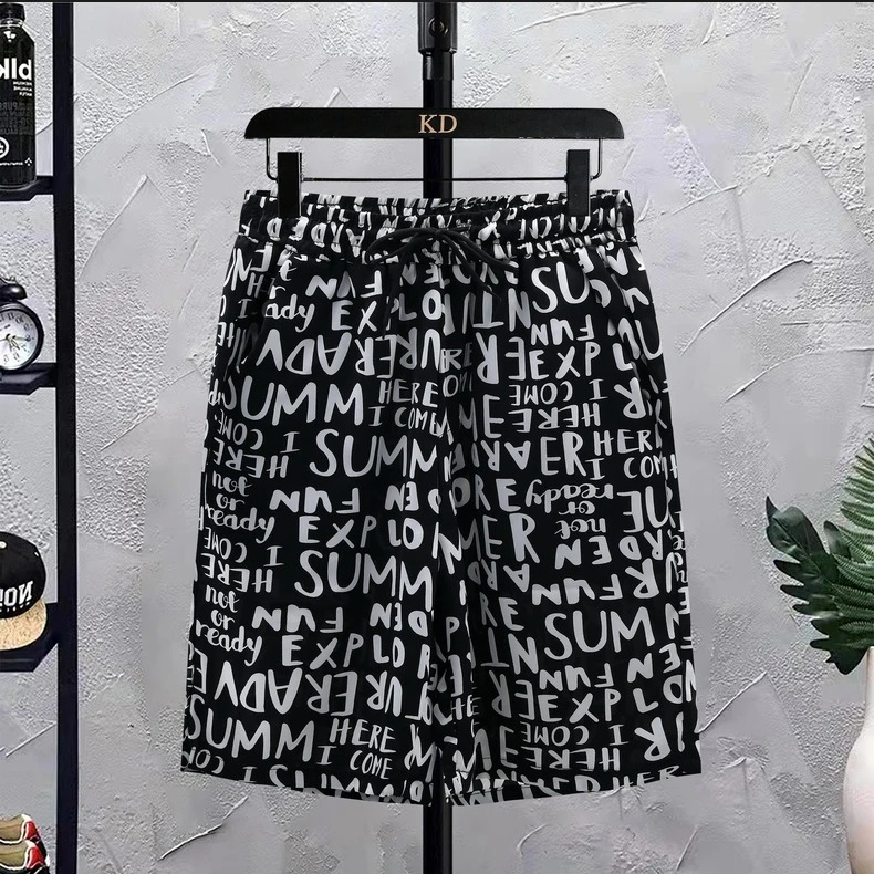 SwiftFit Set: Quick Dry Letter Print Shirt Short Set