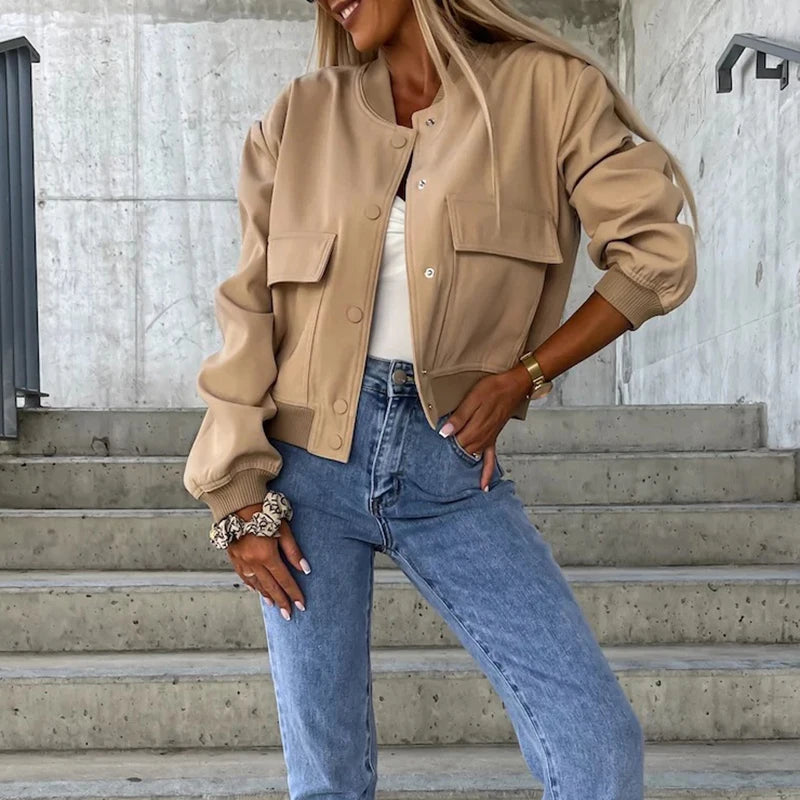 ChicCanvas: Women's Bomber Jacket