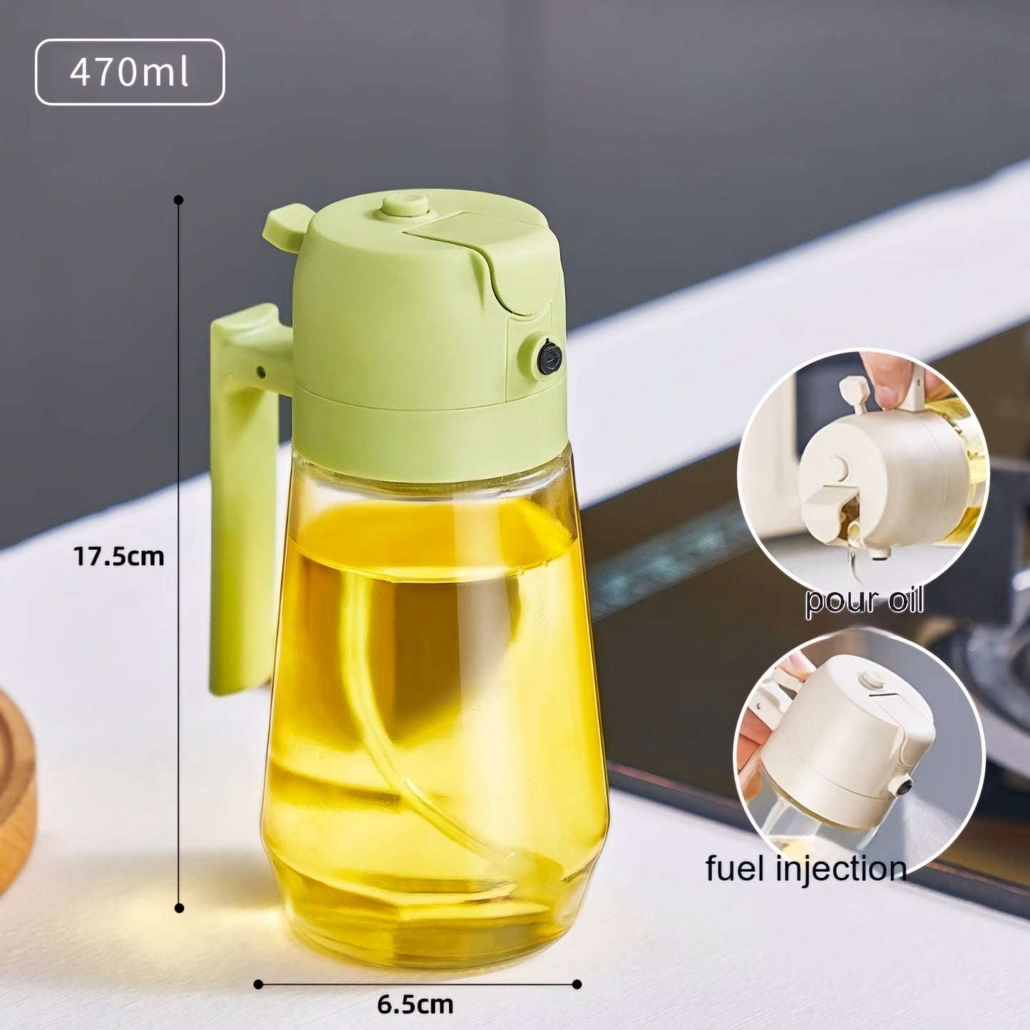 VersaPour Pro: 2 In 1 Oil Dispenser