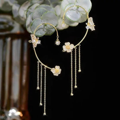 Butterfly Bliss: No Piercing Butterfly Earrings