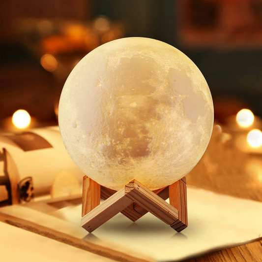 LunaGlow: Multi-Color Moon Lamp