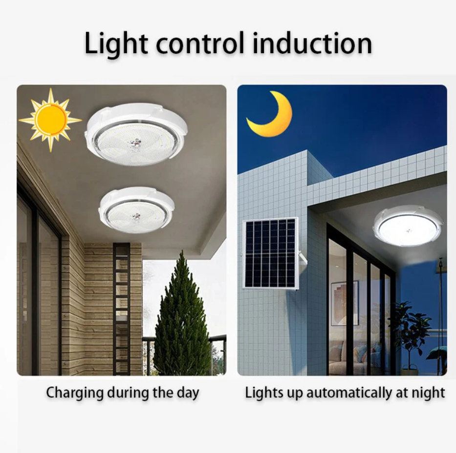 SolarGlow Light: LED Solar Ceiling Light