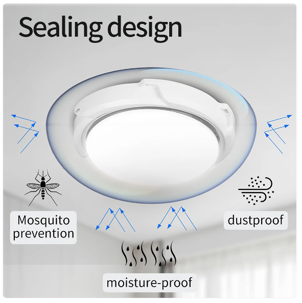 SolarGlow Light: LED Solar Ceiling Light