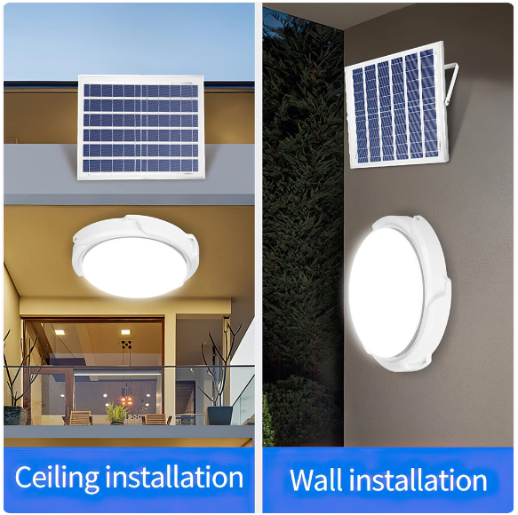 SolarGlow Light: LED Solar Ceiling Light