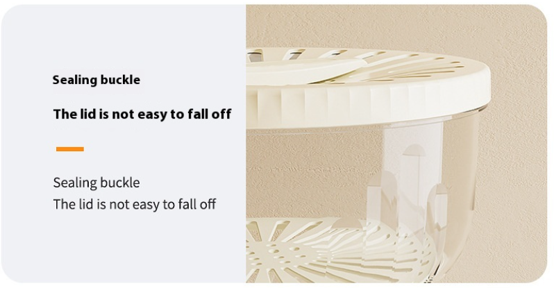 LuxiFresh: 2-in-1 Drain Basket & Container
