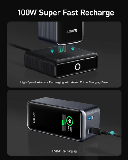 Anker Prime 20,000mAh Power Bank (200W) with 100W Charging Base