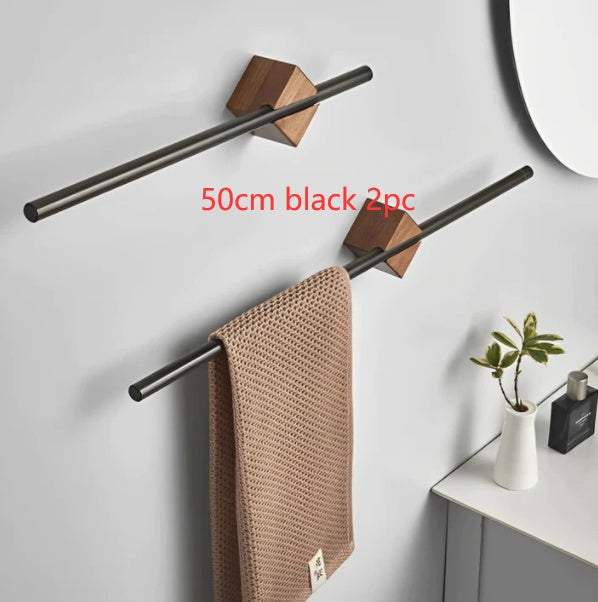 EasyHang Towel Bar: Punch Free Bathroom Towel Bar Rack
