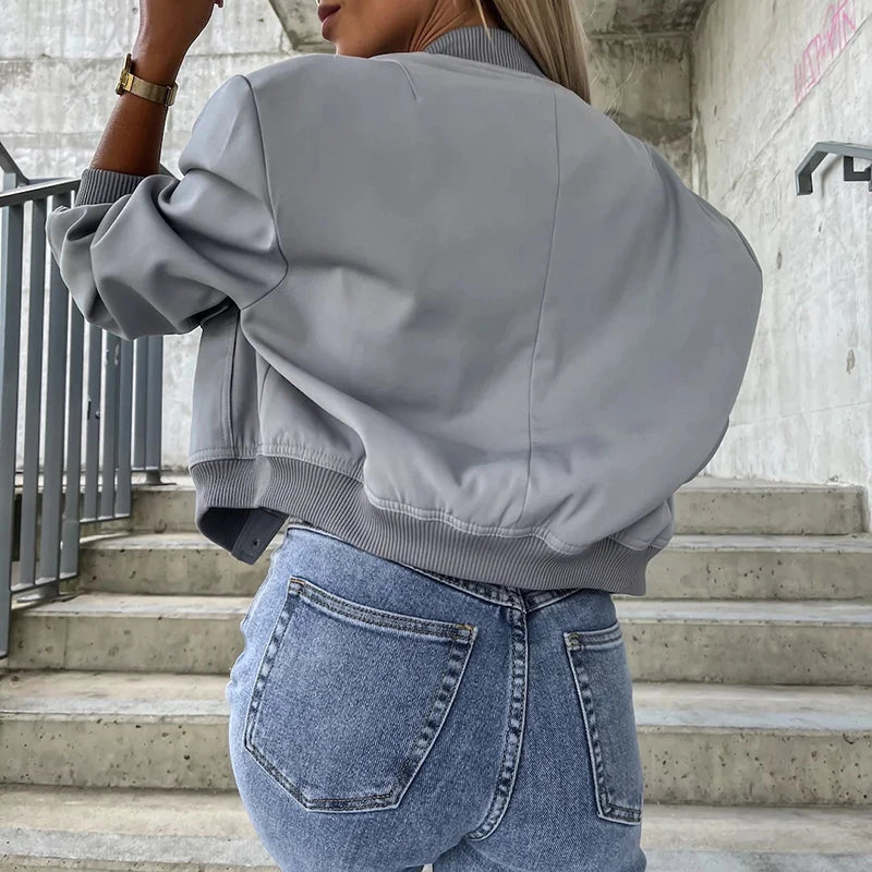 ChicCanvas: Women's Bomber Jacket