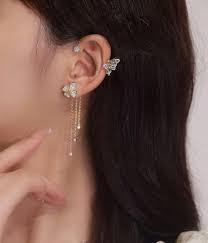 Butterfly Bliss: No Piercing Butterfly Earrings